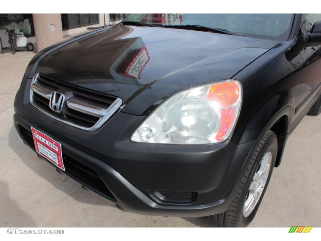 2003 CR-V EX 4WD - Nighthawk Black Pearl / Black photo #16