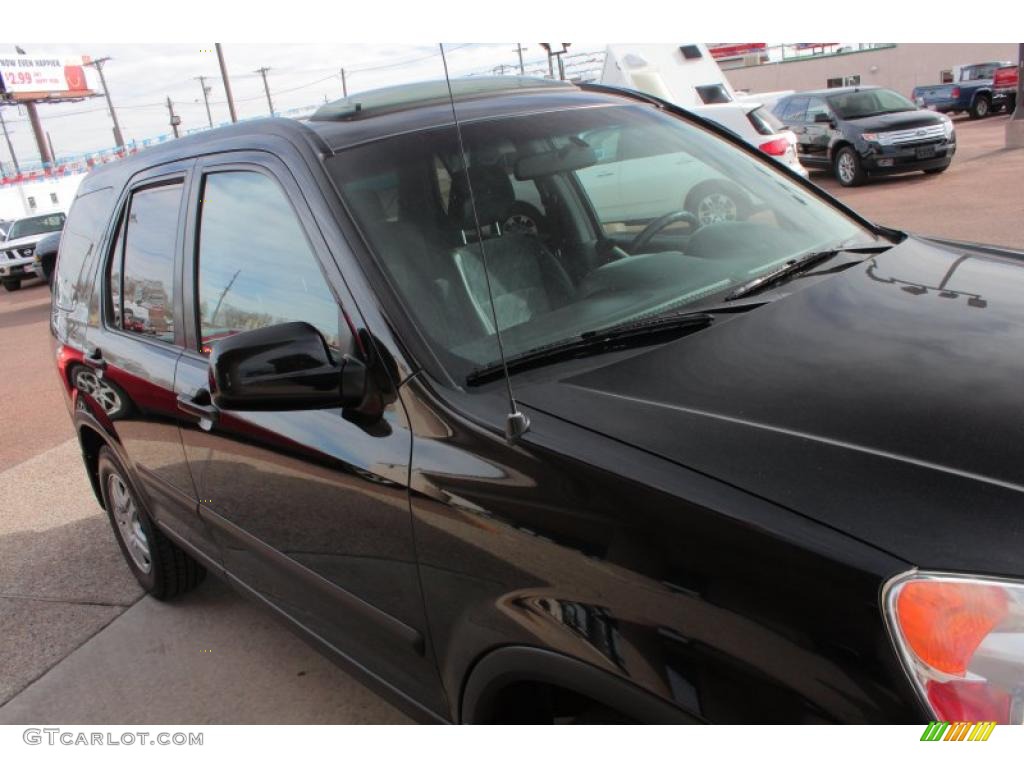 2003 CR-V EX 4WD - Nighthawk Black Pearl / Black photo #17