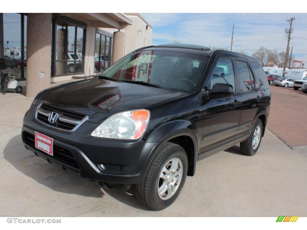 2003 CR-V EX 4WD - Nighthawk Black Pearl / Black photo #23