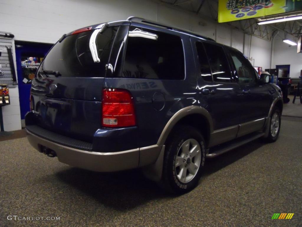 2003 Explorer Eddie Bauer 4x4 - Medium Wedgewood Blue Metallic / Medium Parchment Beige photo #5