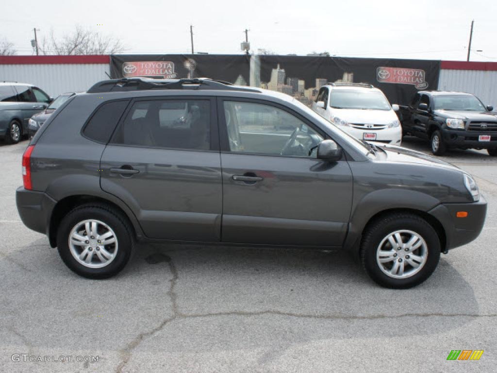 2007 Tucson SE - Dark Titanium Gray Metallic / Beige photo #5