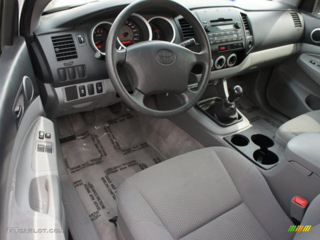 Graphite Gray Interior 2009 Toyota Tacoma Access Cab Photo #46323891