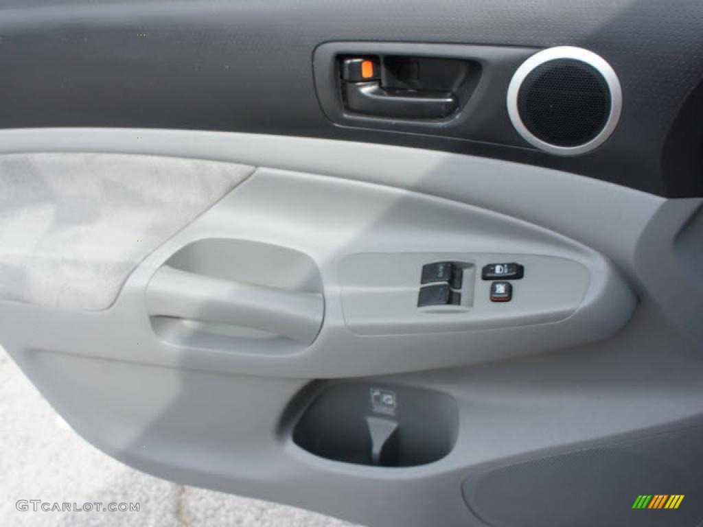 2009 Toyota Tacoma Access Cab Graphite Gray Door Panel Photo #46323906