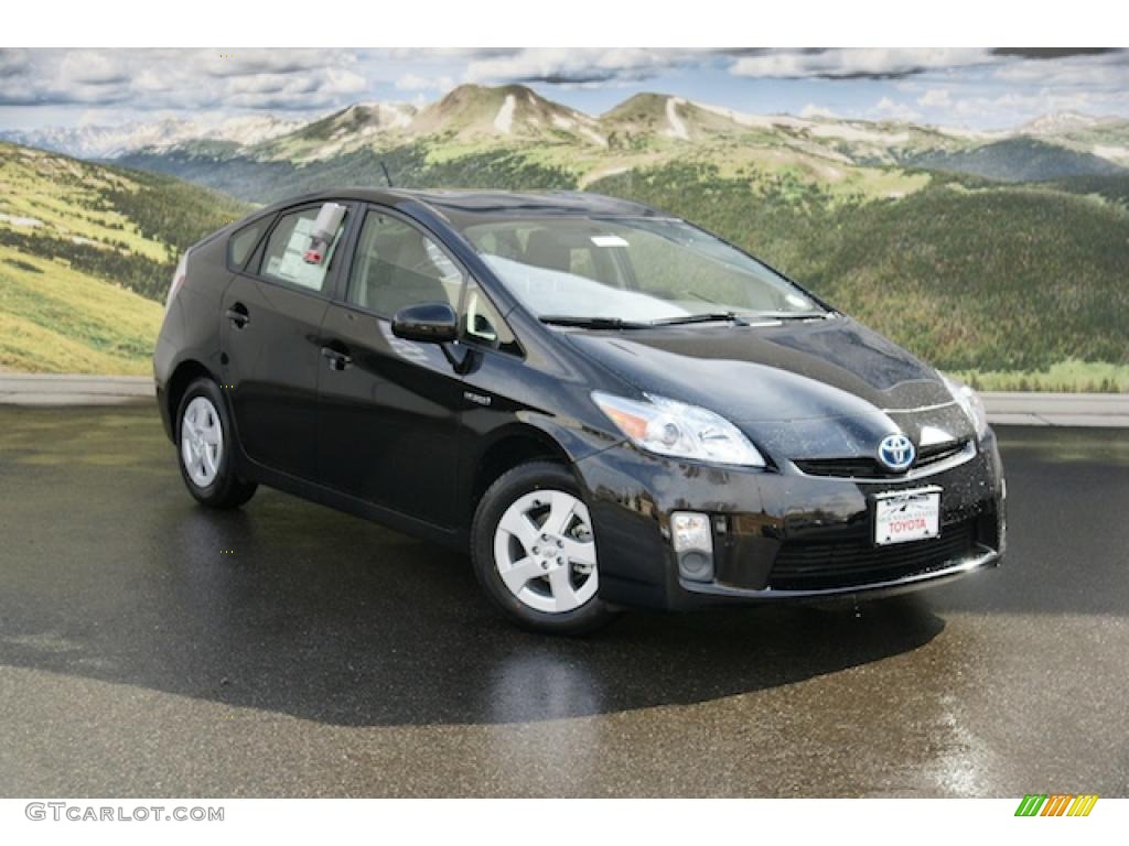 2011 Prius Hybrid II - Black / Dark Gray photo #1