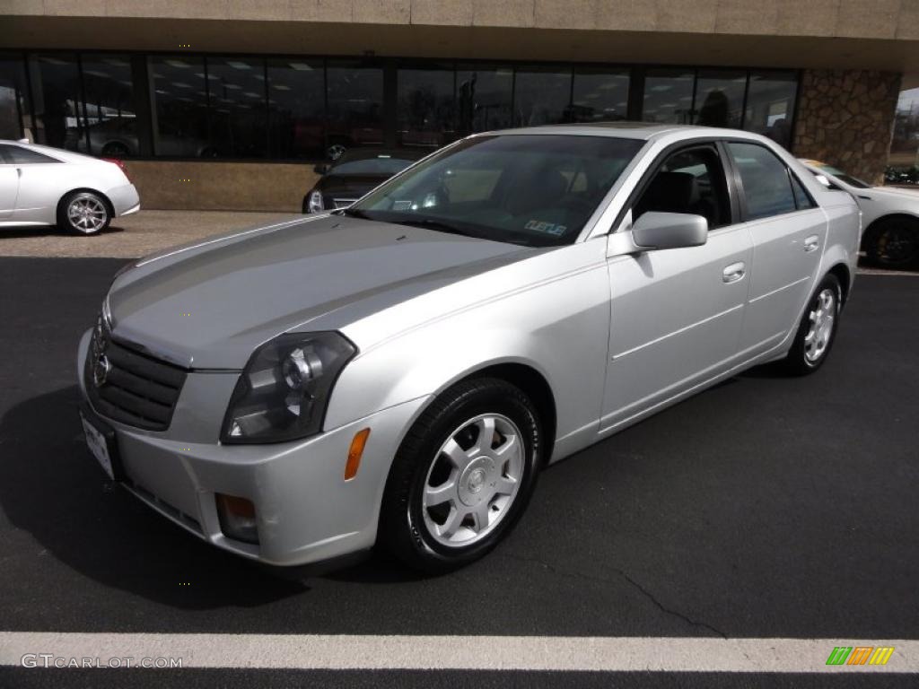 Sterling Silver 2003 Cadillac CTS Sedan Exterior Photo #46324425