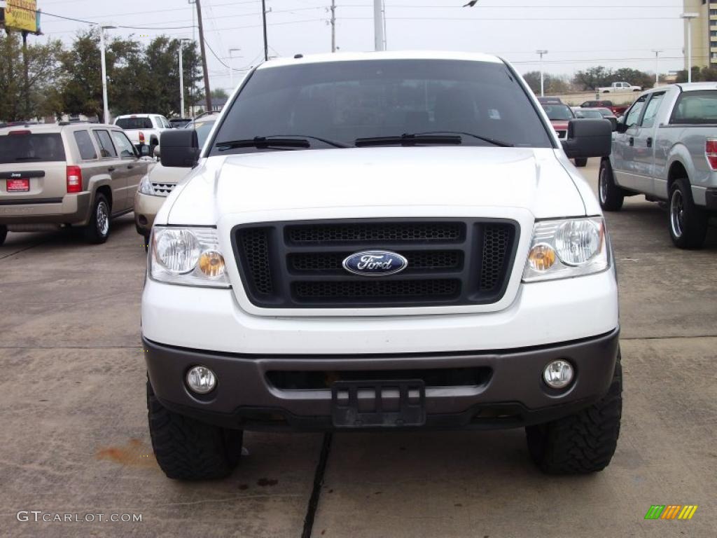 2008 F150 FX4 SuperCrew 4x4 - Oxford White / Black photo #2