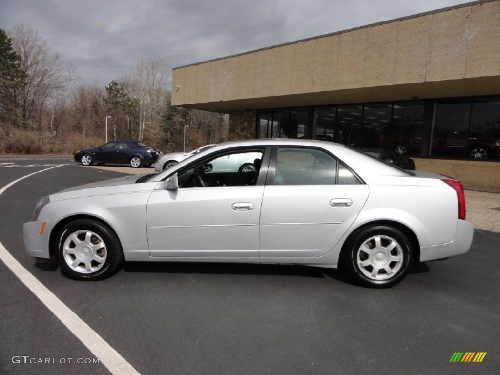 Sterling Silver 2003 Cadillac CTS Sedan Exterior Photo #46325343