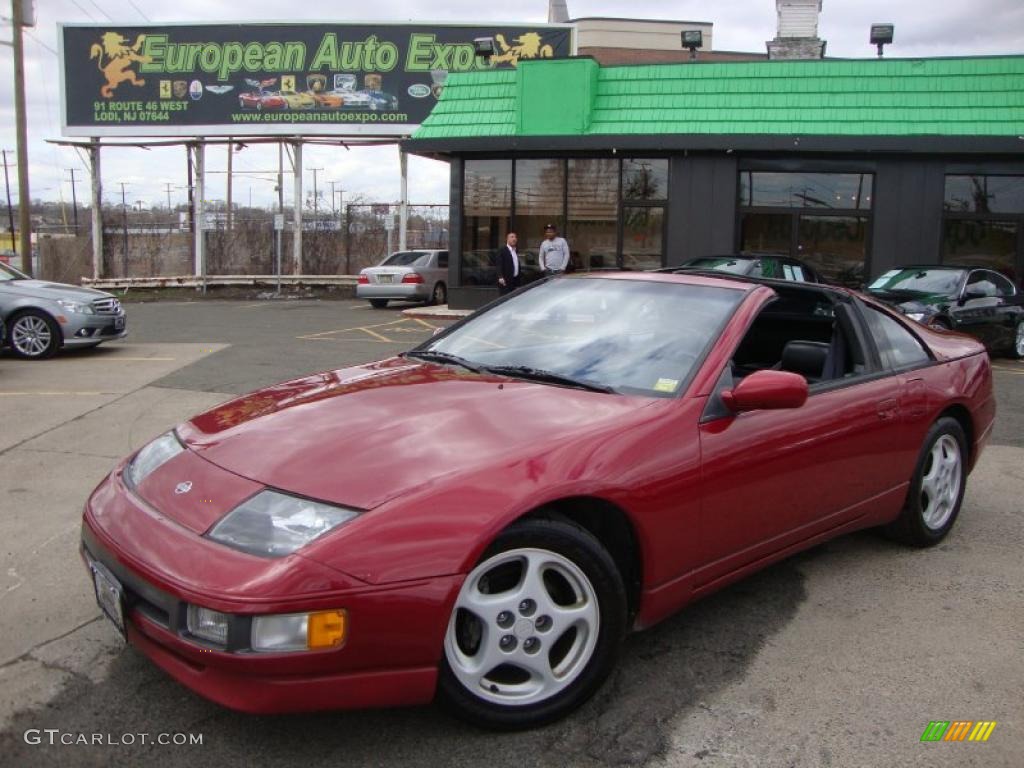 1993 300ZX Coupe - Cherry Red Pearl Metallic / Black photo #1