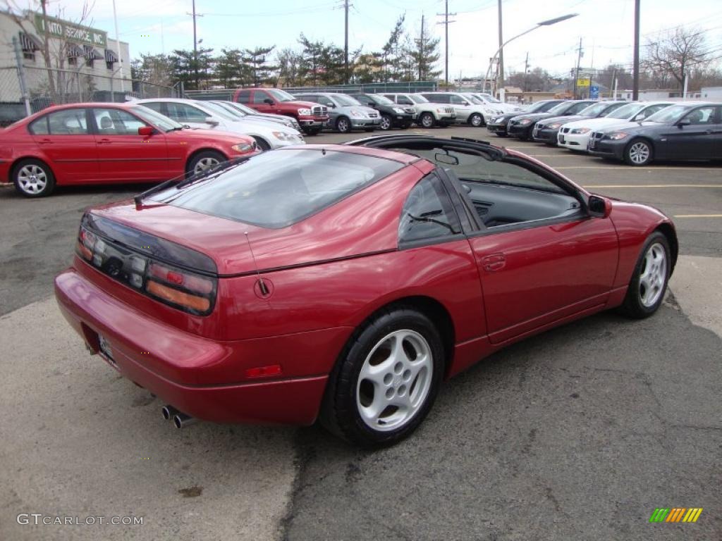 1993 300ZX Coupe - Cherry Red Pearl Metallic / Black photo #4