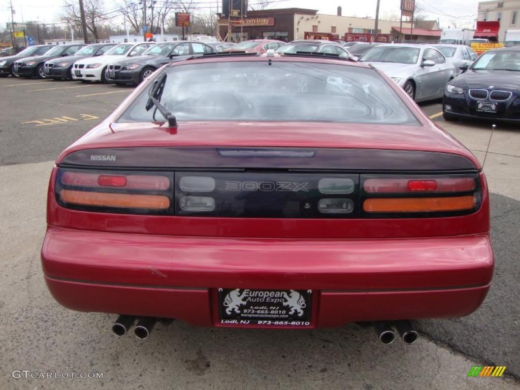 1993 300ZX Coupe - Cherry Red Pearl Metallic / Black photo #10