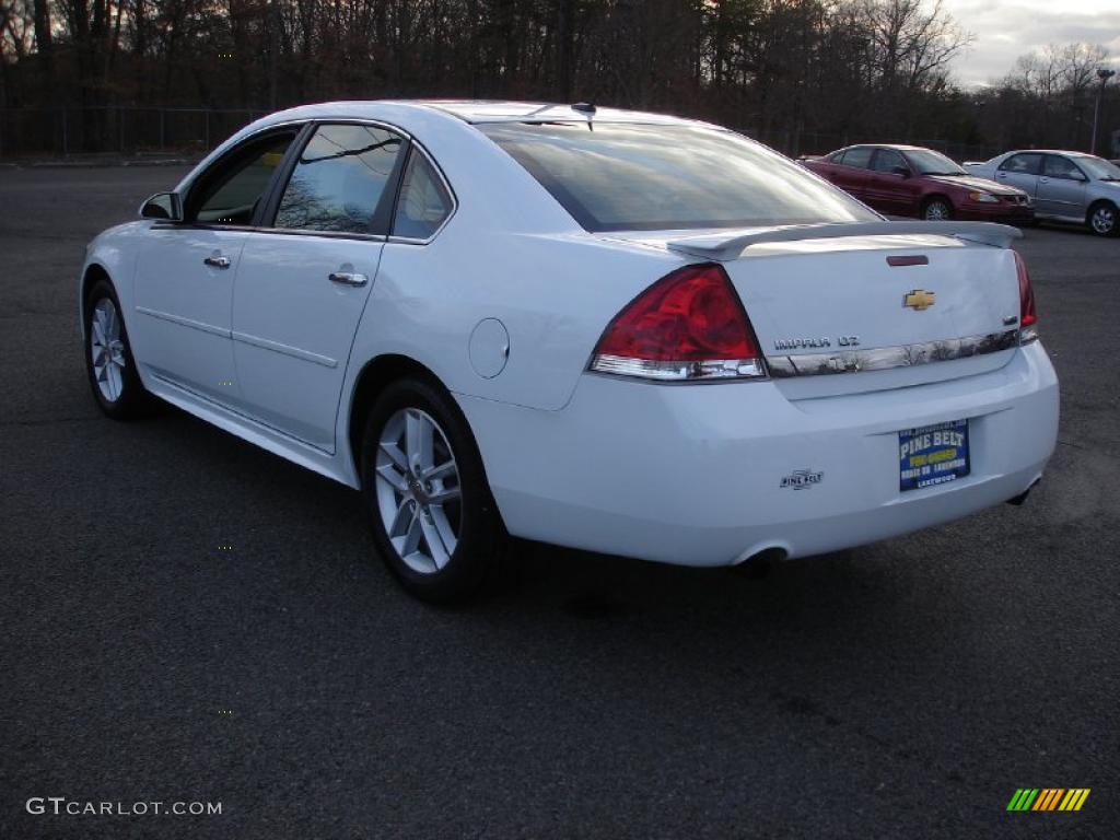 2010 Impala LTZ - Summit White / Ebony photo #6