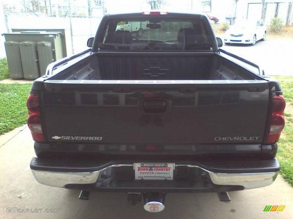 2005 Silverado 1500 Z71 Regular Cab 4x4 - Dark Gray Metallic / Dark Charcoal photo #4