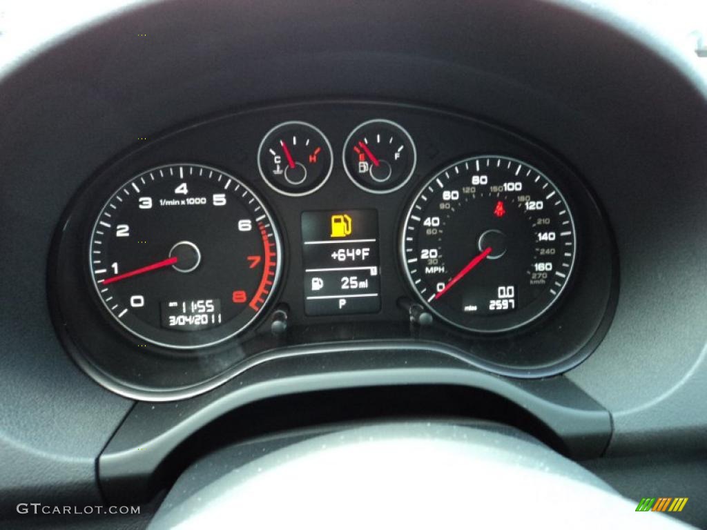 2010 Audi A3 2.0 TFSI Gauges Photo #46329402