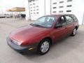 1998 Brilliant Red Metallic Saturn S Series SW1 Wagon  photo #2