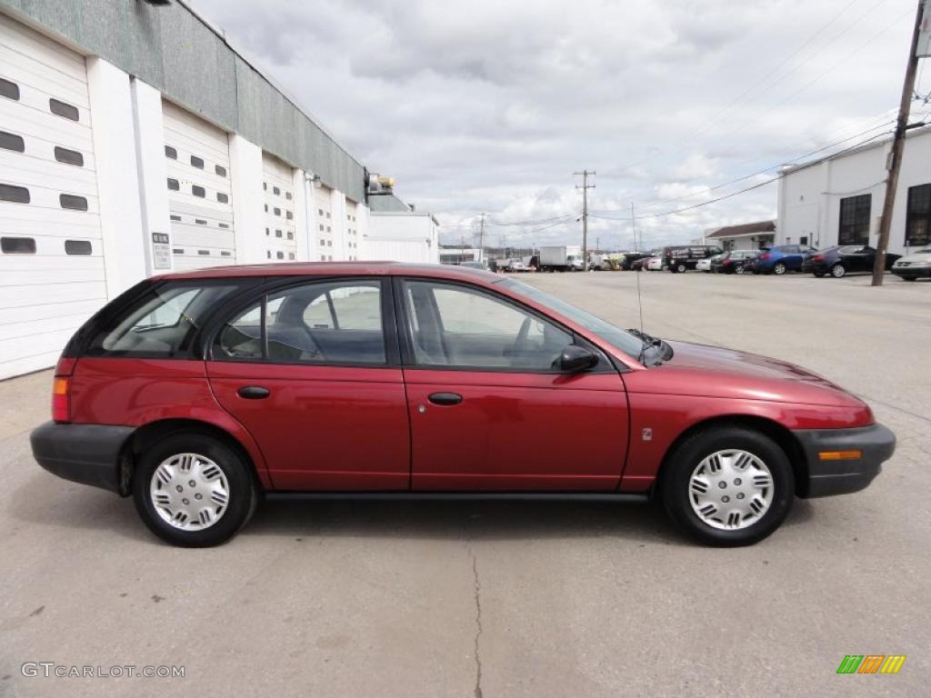 1998 S Series SW1 Wagon - Brilliant Red Metallic / Black/Gray photo #7
