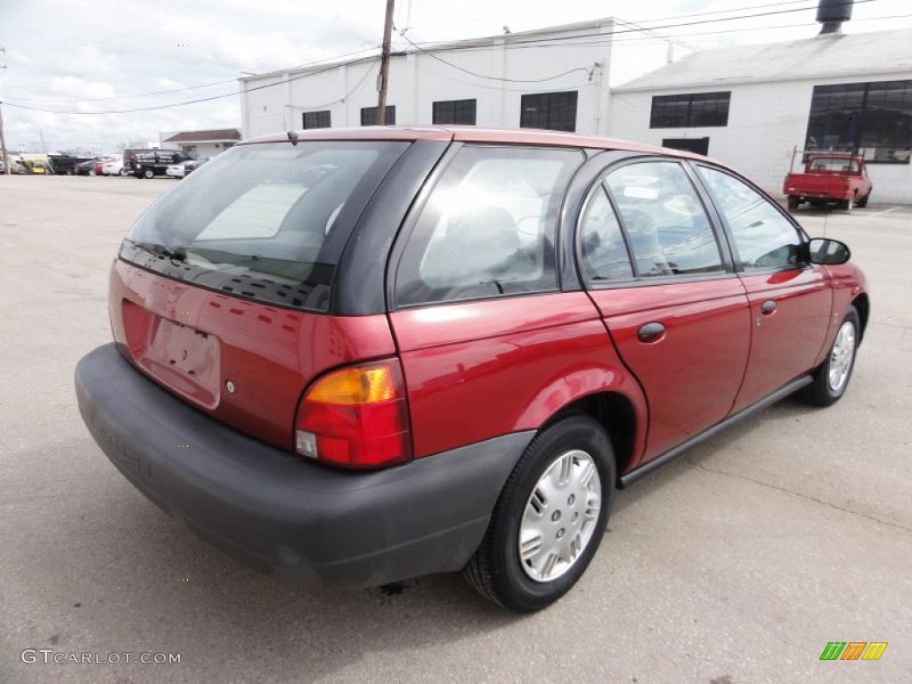 1998 S Series SW1 Wagon - Brilliant Red Metallic / Black/Gray photo #8