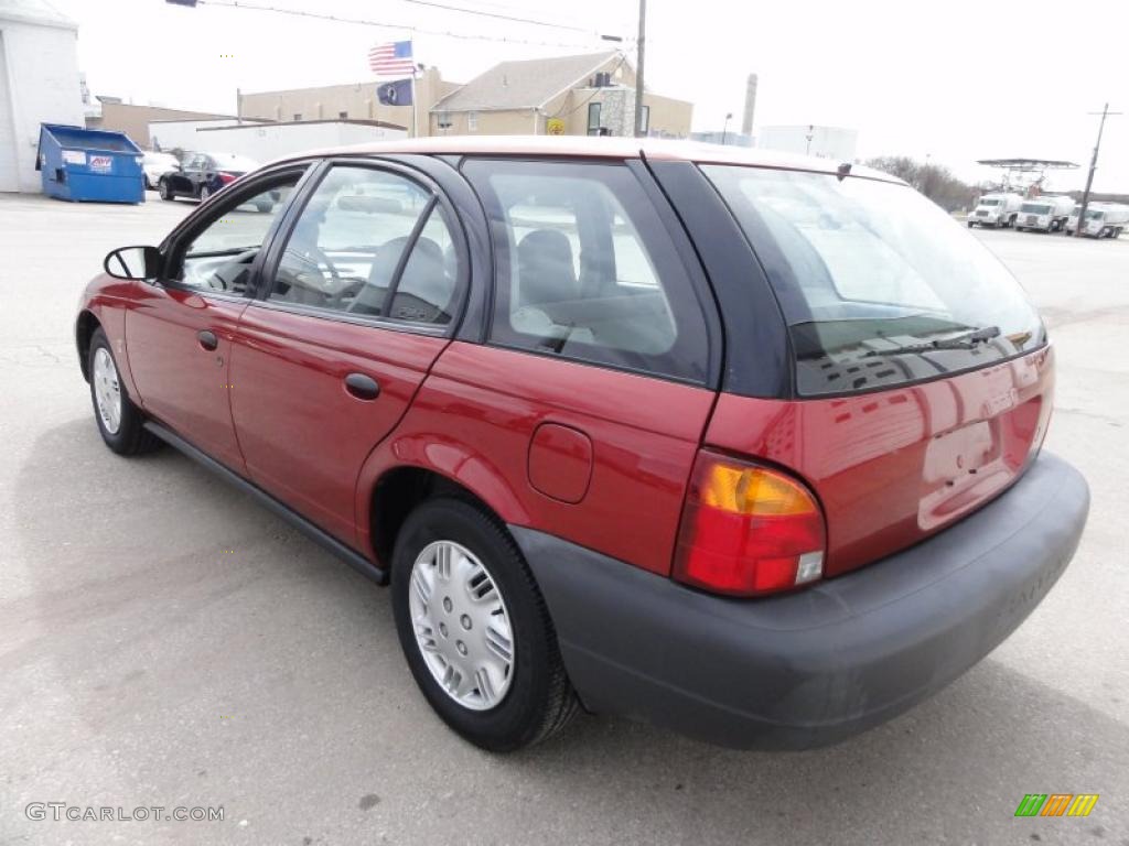 1998 S Series SW1 Wagon - Brilliant Red Metallic / Black/Gray photo #10