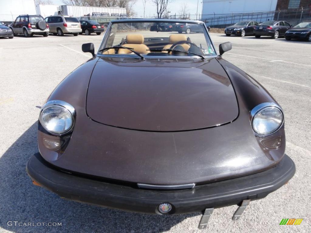 Brown 1981 Alfa Romeo Spider Veloce Exterior Photo #46330029