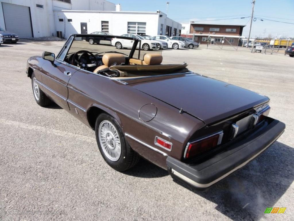 Brown 1981 Alfa Romeo Spider Veloce Exterior Photo #46330095