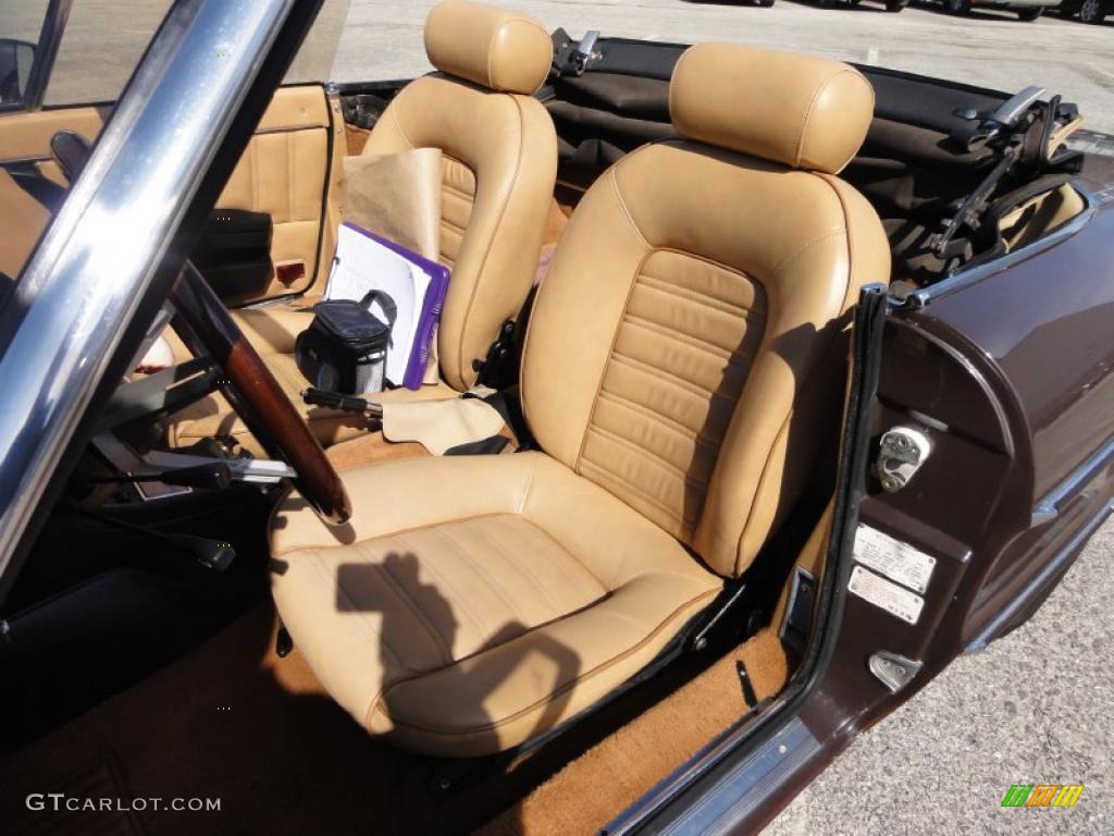 Tan Interior 1981 Alfa Romeo Spider Veloce Photo #46330161