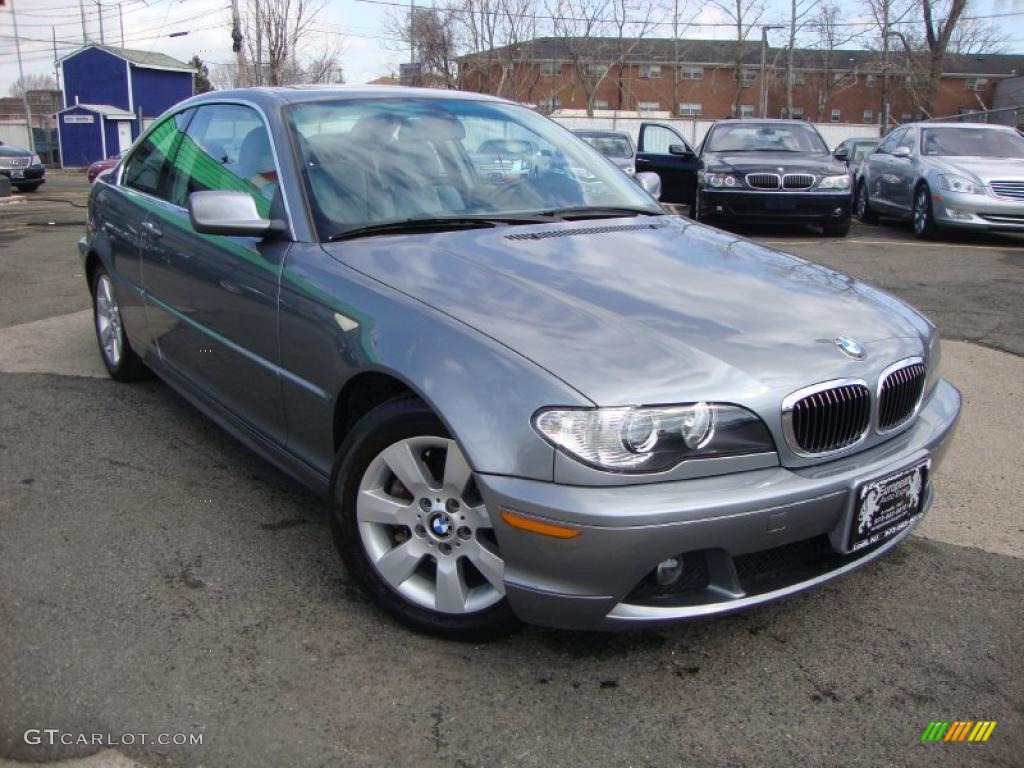 2005 3 Series 325i Coupe - Silver Grey Metallic / Grey photo #2