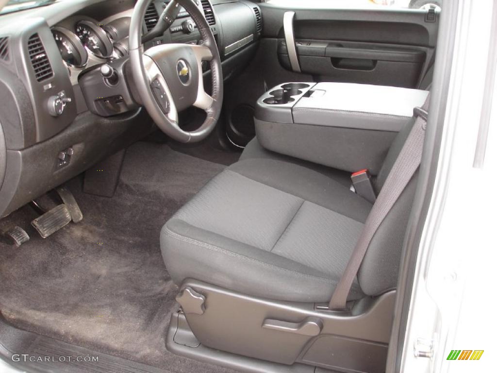 Ebony Interior 2011 Chevrolet Silverado 2500HD LT Crew Cab 4x4 Photo #46330401