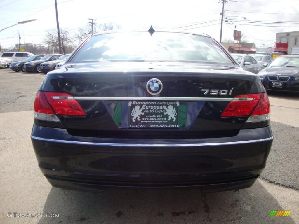 2007 7 Series 750i Sedan - Monaco Blue Metallic / Beige photo #10