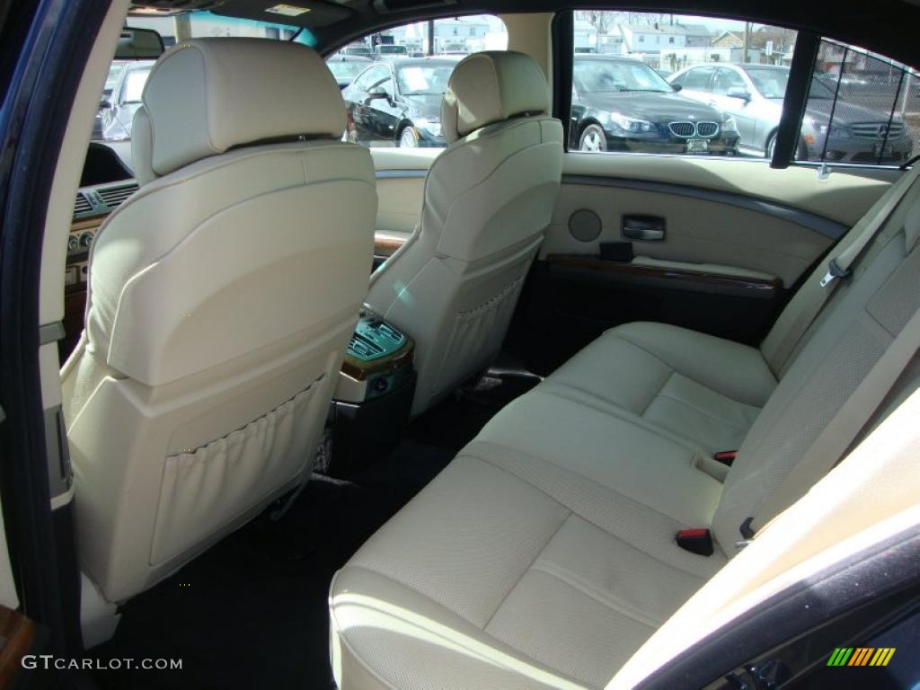2007 7 Series 750i Sedan - Monaco Blue Metallic / Beige photo #12