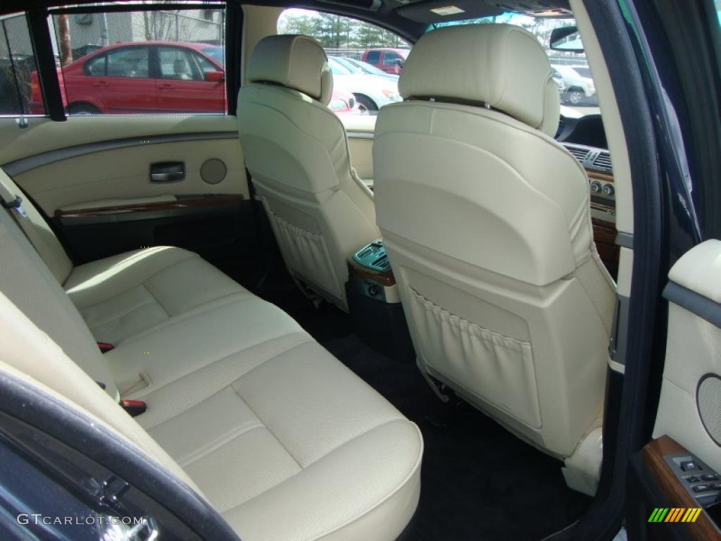 2007 7 Series 750i Sedan - Monaco Blue Metallic / Beige photo #14