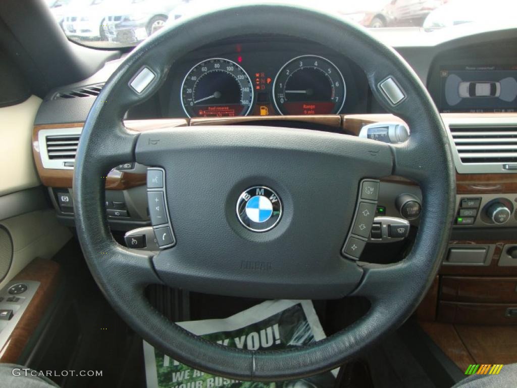 2007 7 Series 750i Sedan - Monaco Blue Metallic / Beige photo #18