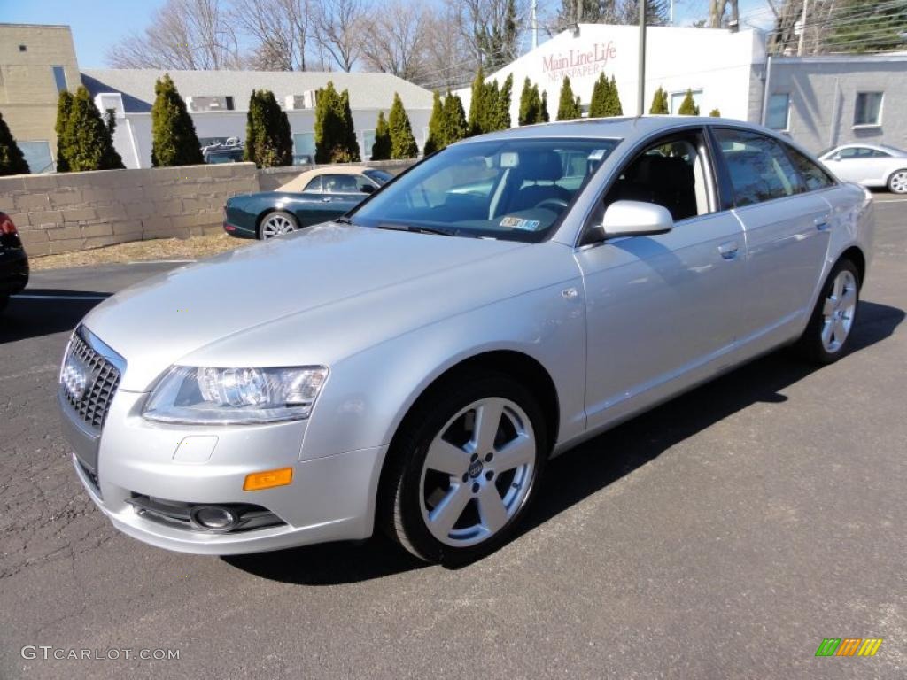 Light Silver Metallic 2008 Audi A6 4.2 quattro Sedan Exterior Photo #46331148