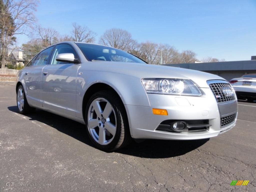 Light Silver Metallic 2008 Audi A6 4.2 quattro Sedan Exterior Photo #46331157