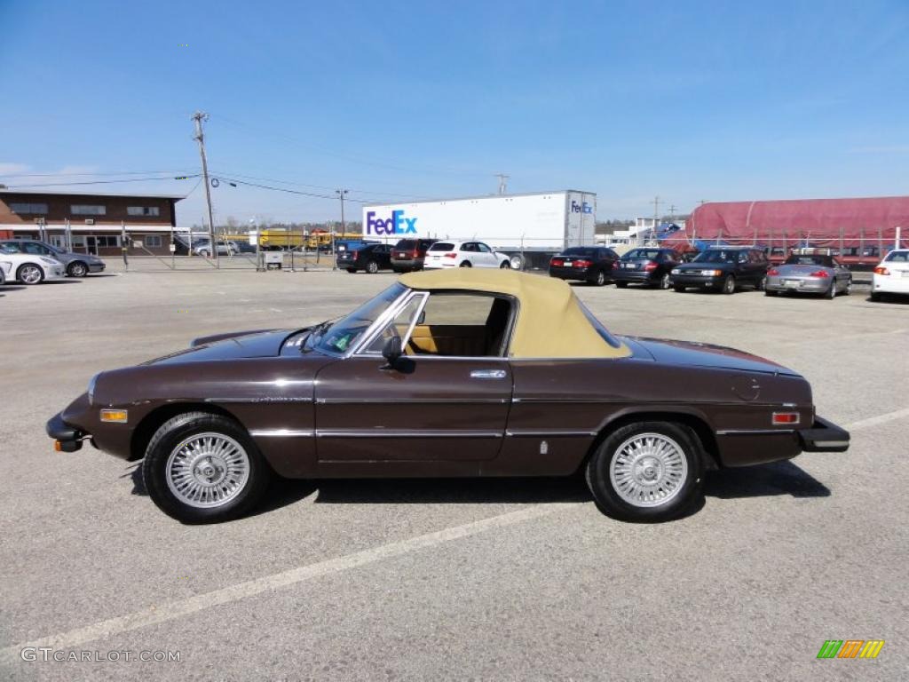 Brown 1981 Alfa Romeo Spider Veloce Exterior Photo #46331388
