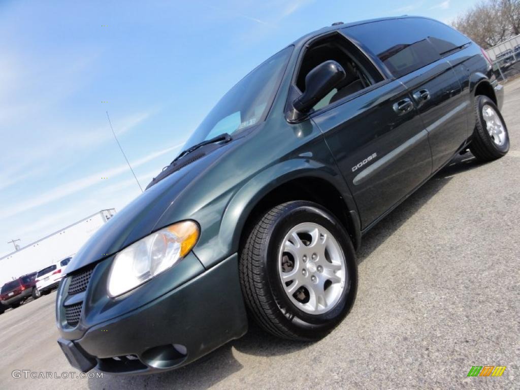 2001 Grand Caravan Sport - Shale Green Metallic / Sandstone photo #1