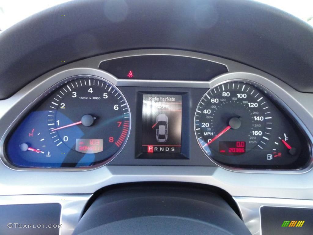 2008 Audi A6 4.2 quattro Sedan Gauges Photo #46331616