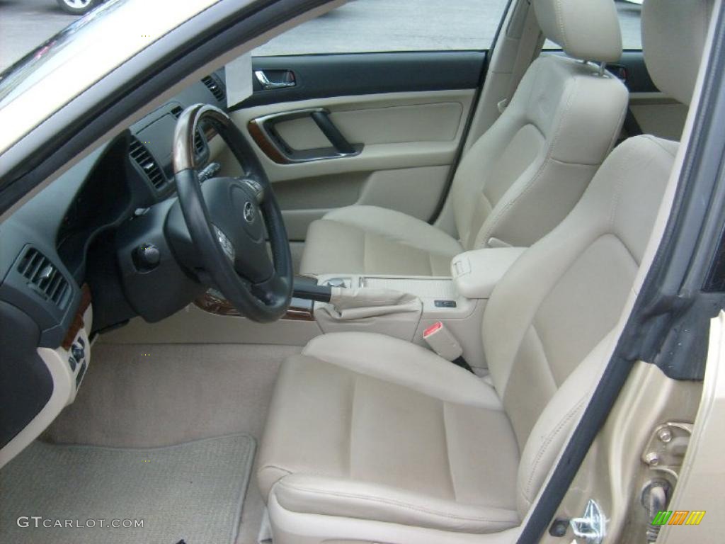 Warm Ivory Interior 2008 Subaru Outback 3.0R L.L.Bean Edition Wagon Photo #46331892