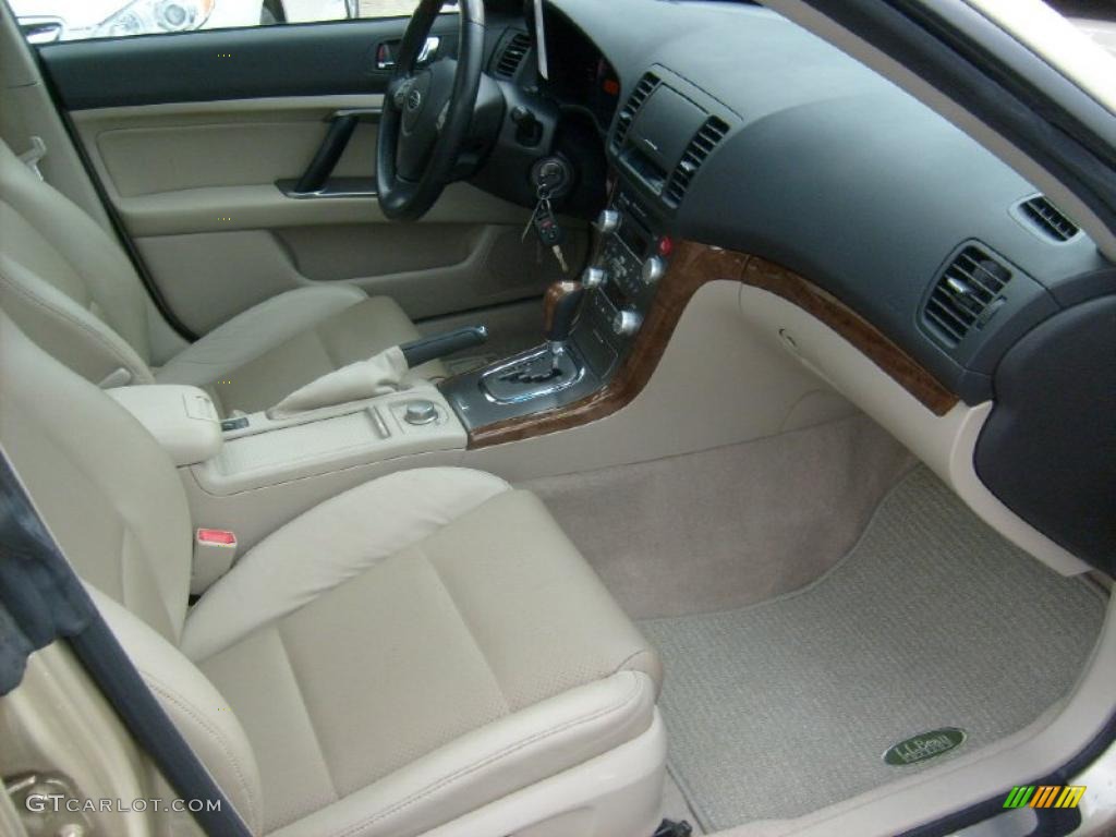 Warm Ivory Interior 2008 Subaru Outback 3.0R L.L.Bean Edition Wagon Photo #46331916