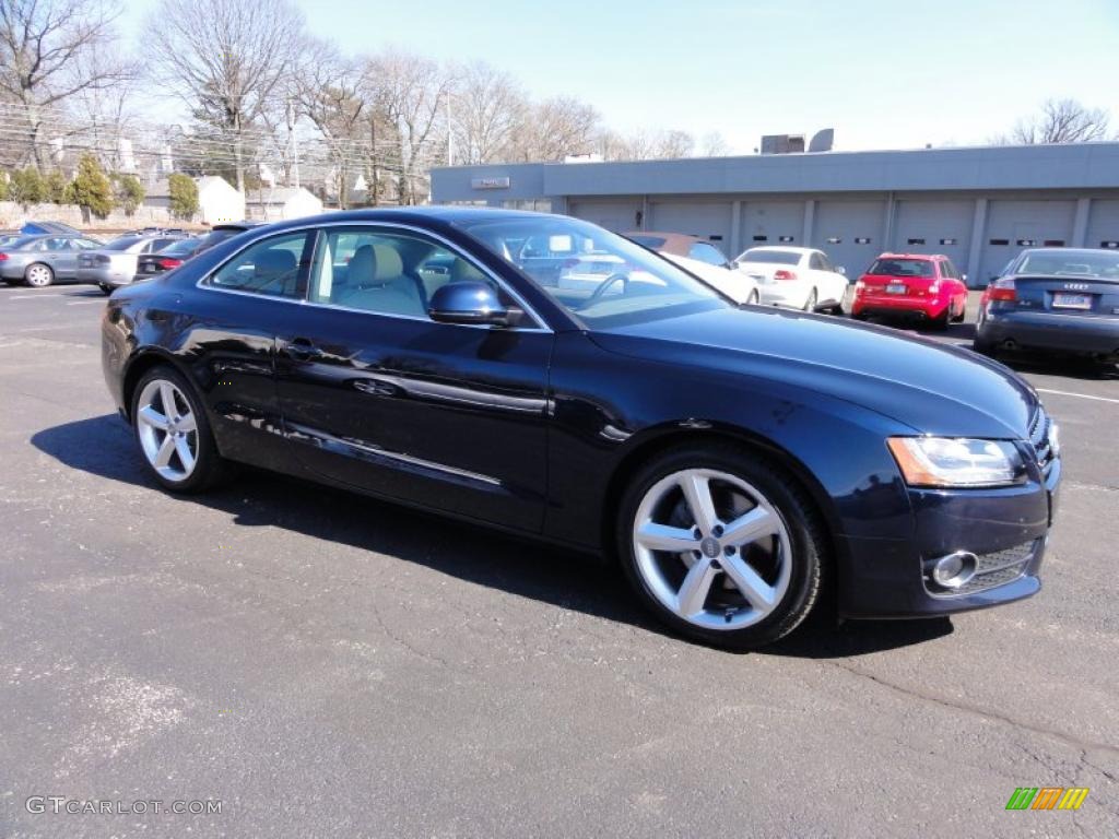 Deep Sea Blue Pearl Effect 2008 Audi A5 3.2 quattro Coupe Exterior Photo #46331922