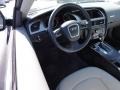 2008 Audi A5 Light Grey Interior Steering Wheel Photo