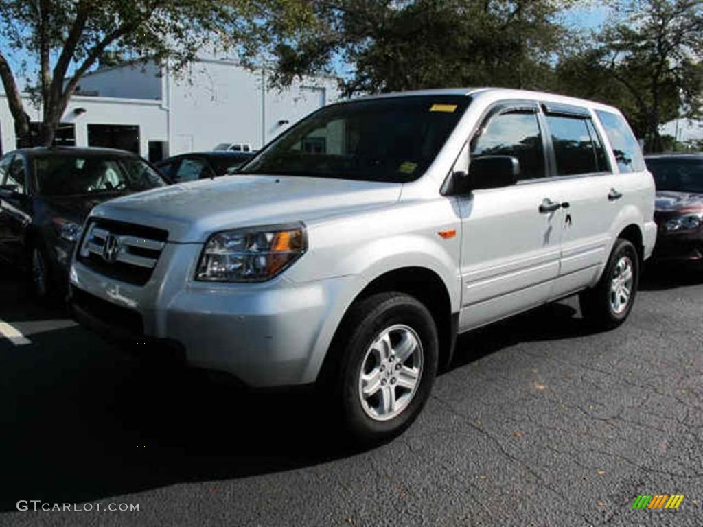 2007 Pilot LX - Billet Silver Metallic / Gray photo #3