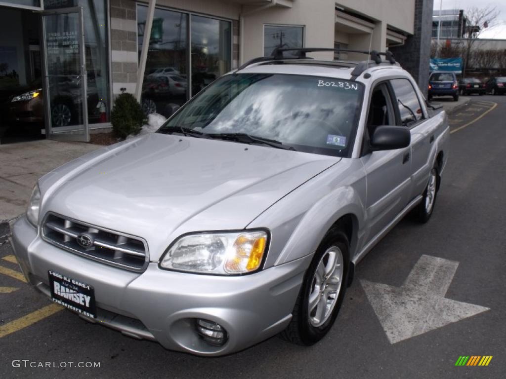 Silver Stone Metallic Subaru Baja