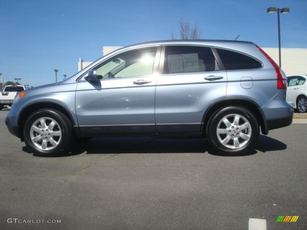 2007 CR-V EX-L - Glacier Blue Metallic / Gray photo #3