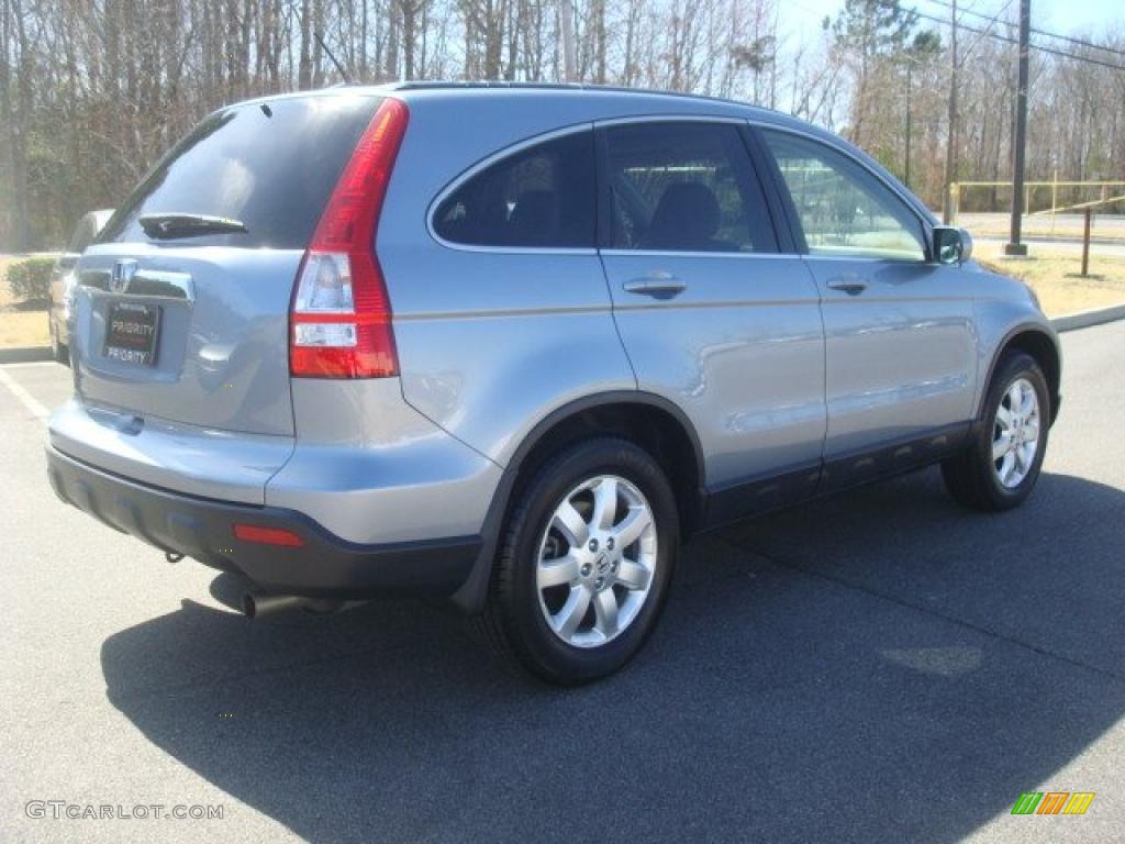 2007 CR-V EX-L - Glacier Blue Metallic / Gray photo #6