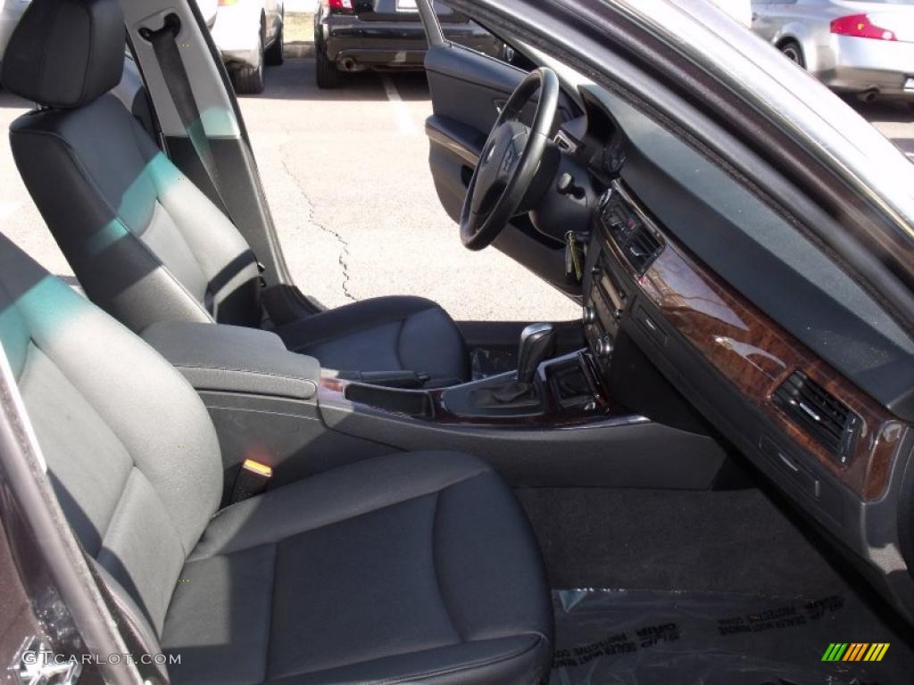 2007 3 Series 335xi Sedan - Sparkling Graphite Metallic / Black photo #13