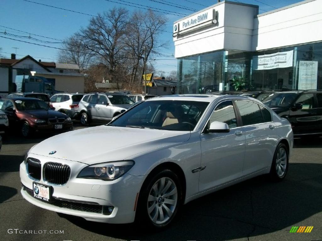 2011 7 Series 750Li xDrive Sedan - Alpine White / Saddle/Black Nappa Leather photo #1