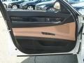 Saddle/Black Nappa Leather Door Panel Photo for 2011 BMW 7 Series #46335123