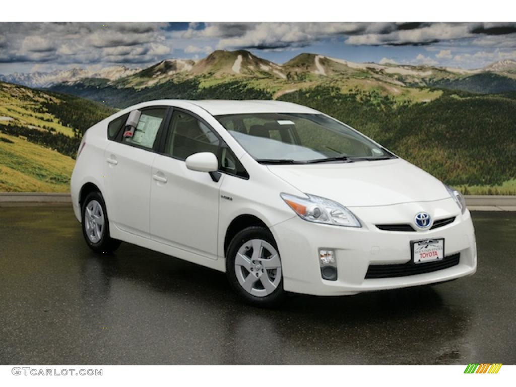 Blizzard White Pearl 2011 Toyota Prius Hybrid II Exterior Photo #46337736
