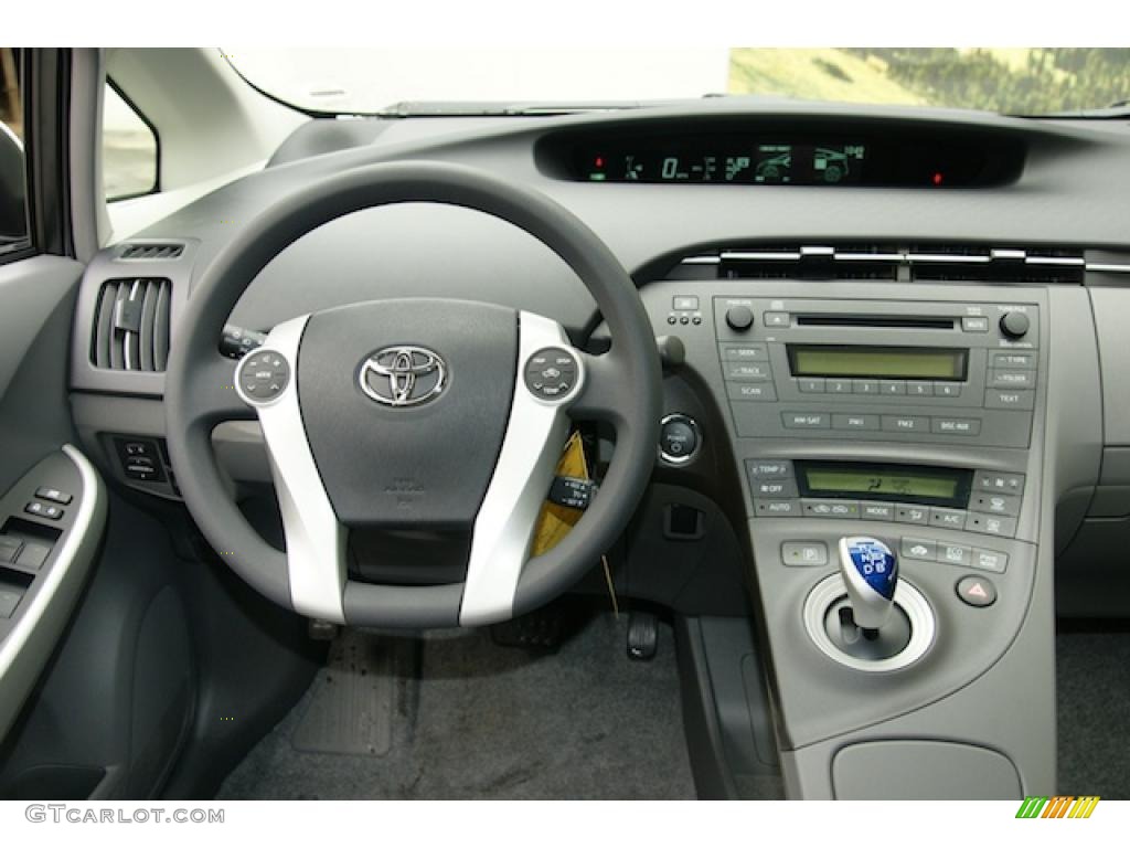 2011 Toyota Prius Hybrid II Misty Gray Dashboard Photo #46337757