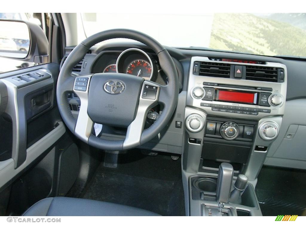 2011 Toyota 4Runner SR5 4x4 Black Leather Dashboard Photo #46337787