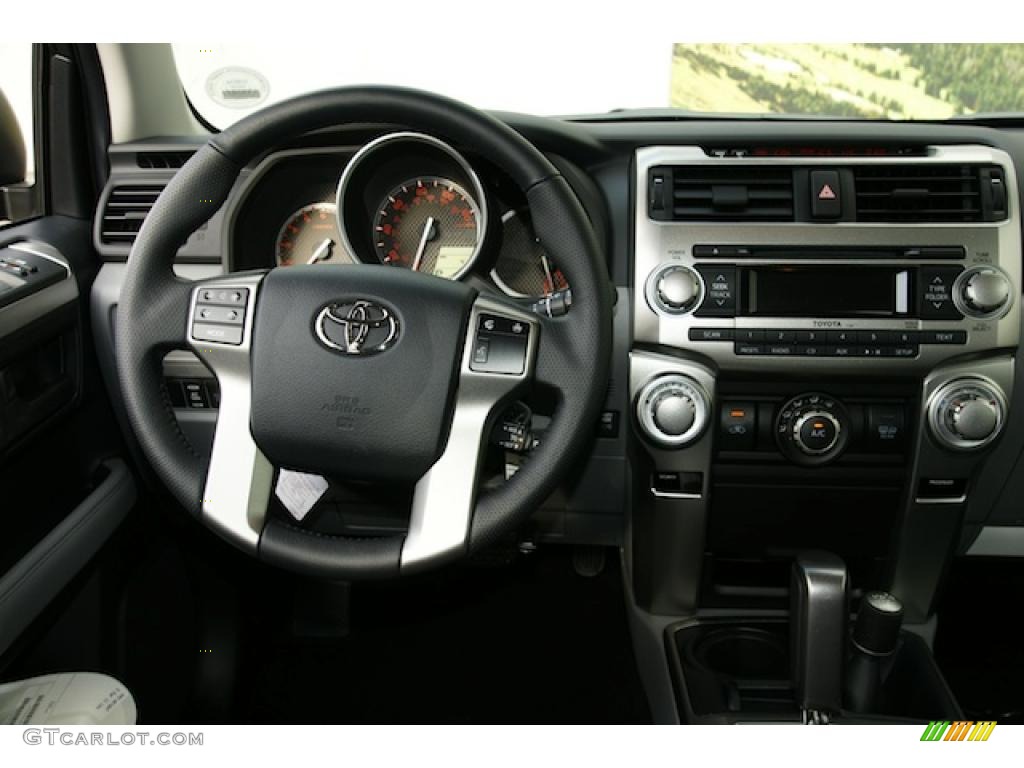 2011 Toyota 4Runner SR5 4x4 Black Leather Dashboard Photo #46337814